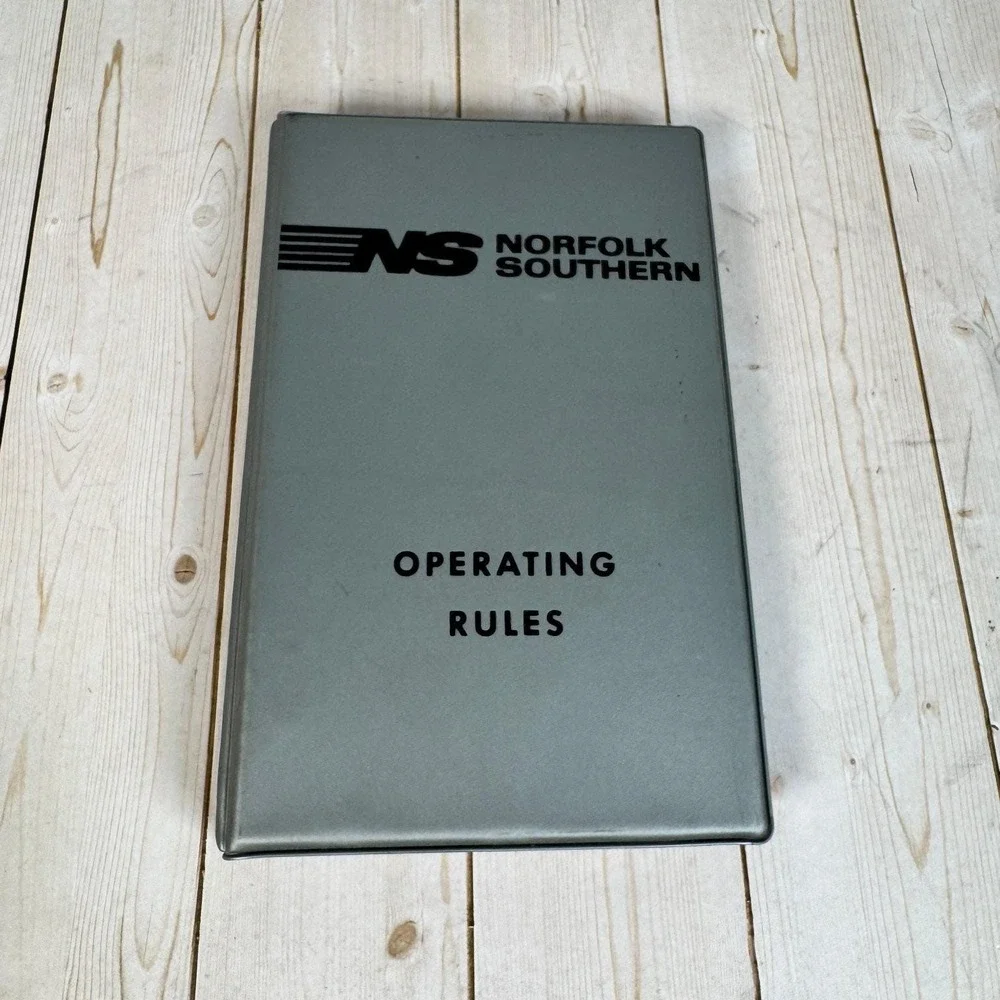 Norfolk Southern Operating Rules Railroad Manual 1985 1986 Revision NS
